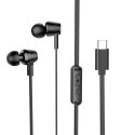Sluchátka Hoco M86 USB-C – černá