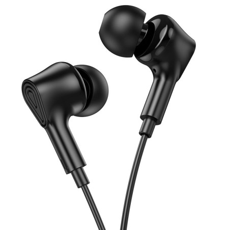 Hoco M102 drátová sluchátka 3,5 mm - černá