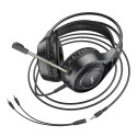 Sluchátka Hoco W106 pro 3,5mm Jack - černá