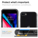 SPIGEN Liquid Crystal Odolný kryt pro iPhone 7/8/SE20/SE22, kouřově černý