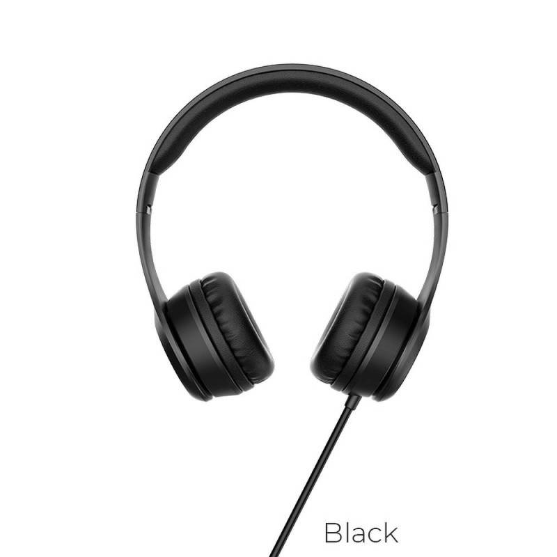 Sluchátka Hoco W21 pro telefon - černá