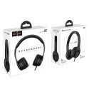 Sluchátka Hoco W21 3,5mm s mikrofonem – černá