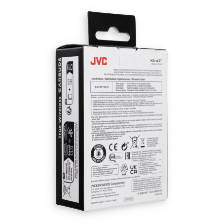 JVC HAA3TBU True Wireless sluchátka - černá