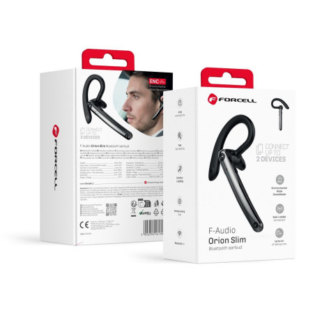 Forcell ORION SLIM mono headset pro řidiče – černá