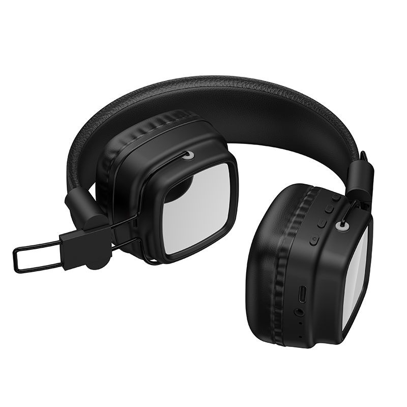 Sluchátka Hoco W72 pro bezdrátové použití - černá