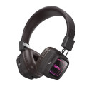 Sluchátka Hoco W72 pro uši – Bluetooth 6.0, hnědá