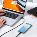 BASEUS CALD000716 Dynamic Series Opletený datový a nabíjecí kabel USB/USB-C 100W, 2m, černý