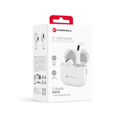 Sluchátka TWS FORCELL CORE white (bílá)