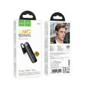 Hoco E201 Bluetooth mono headset pro hovory - černá