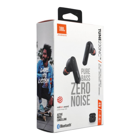 JBL T230NC TWS – bezdrátová ANC sluchátka černá