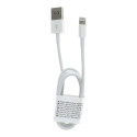Kabel USB-A na Lightning C601 1 m - bílá