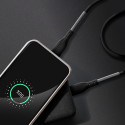 Forcell F-ENERGY PD 3A 27W USB-C to Lightning kabel pro iPhone - čern