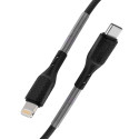 Forcell F-ENERGY PD 3A 27W USB-C to Lightning kabel pro iPhone - čern