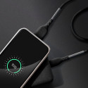 Kabel Forcell F-Energy 2,4A 12W pro iPhone 1 m - černý