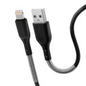 Kabel Forcell F-Energy 2,4A 12W pro iPhone 1 m - černý