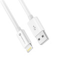 Kabel Forcell F-ENERGY MFi pro Apple zařízení 1 m - bílý