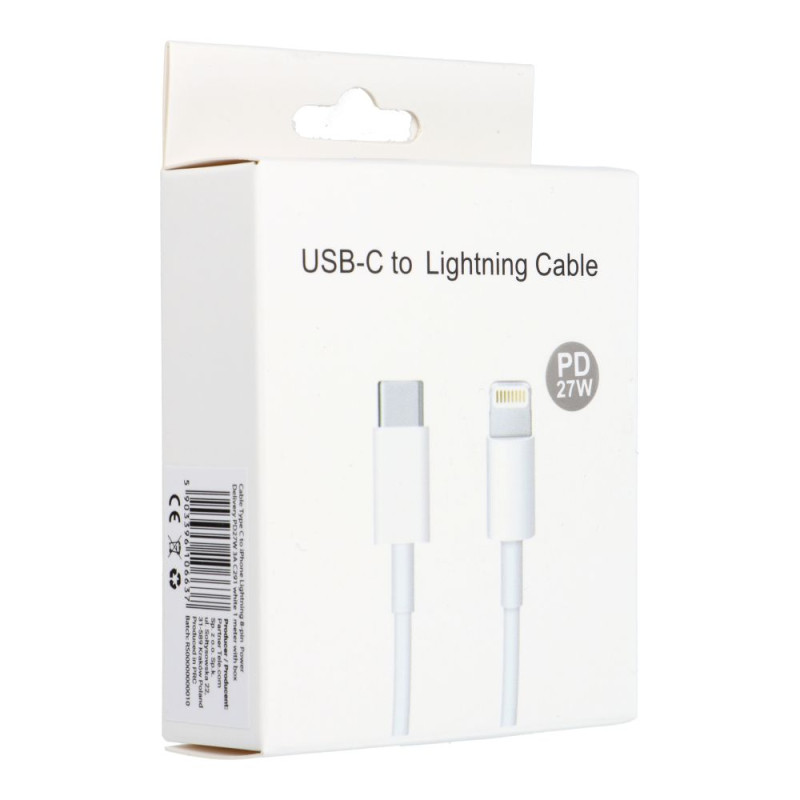 Kabel C291 pro iPhone - bílý