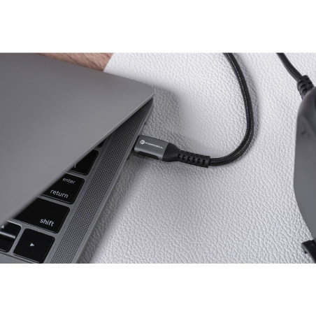 Kabel USB-C na Lightning Forcell F-ENERGY PD 27W 3 m černý