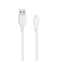 Kabel Blue Star 2,4A pro Apple zařízení 1 m - modrý/bílý