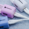 Kabel Forcell C346 USB-C na Lightning 27W 1 m bílý
