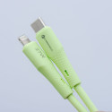 Kabel USB-C na Lightning Forcell C346 27W 3A 1 m zelená