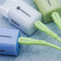 Kabel USB-C na Lightning Forcell C346 27W 3A 1 m zelená