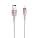 Kabel Forcell F-ENERGY 2,4A 12W pro Apple zařízení 1 m - bílý