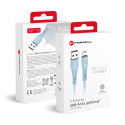 Kabel Forcell C343 pro iPhone / iPad 1 m - modrý