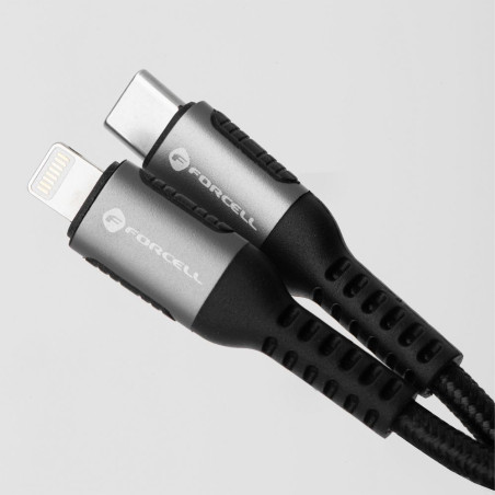 Forcell F-ENERGY PD 27W USB-C Lightning 0,5 m černý