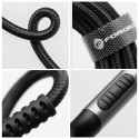 Kabel USB-C na Lightning Forcell F-ENERGY 27W černý 0,25 m