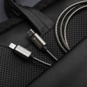 Kabel Forcell F-ENERGY PD 27W USB-C to Lightning (2 m) stříbrná