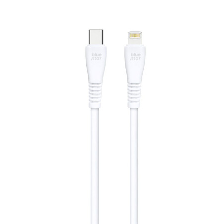 Kabel Blue Star PJ-DQ2-CL USB-C/Lightning 27W - bílá