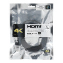 HDMI kabel 4K 60Hz 2.0 s Ethernetem 3 m černý