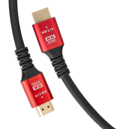 Kabel HDMI 2.1 48Gbps Ultra High Speed 8K 60Hz / 4K 120Hz pro TV, konzole a AV zařízení 1 m - černý