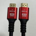 Kabel HDMI 2.1 48Gbps Ultra High Speed 8K 60Hz / 4K 120Hz pro TV, konzole a AV zařízení 1 m - černý