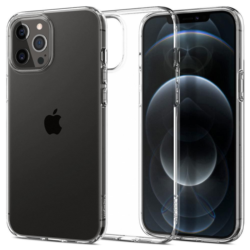 SPIGEN Liquid Crystal Tenký kryt pro iPhone 12/12 Pro, čirý