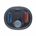 FM transmiter ART FM-73 Bluetooth 5.0 - černý