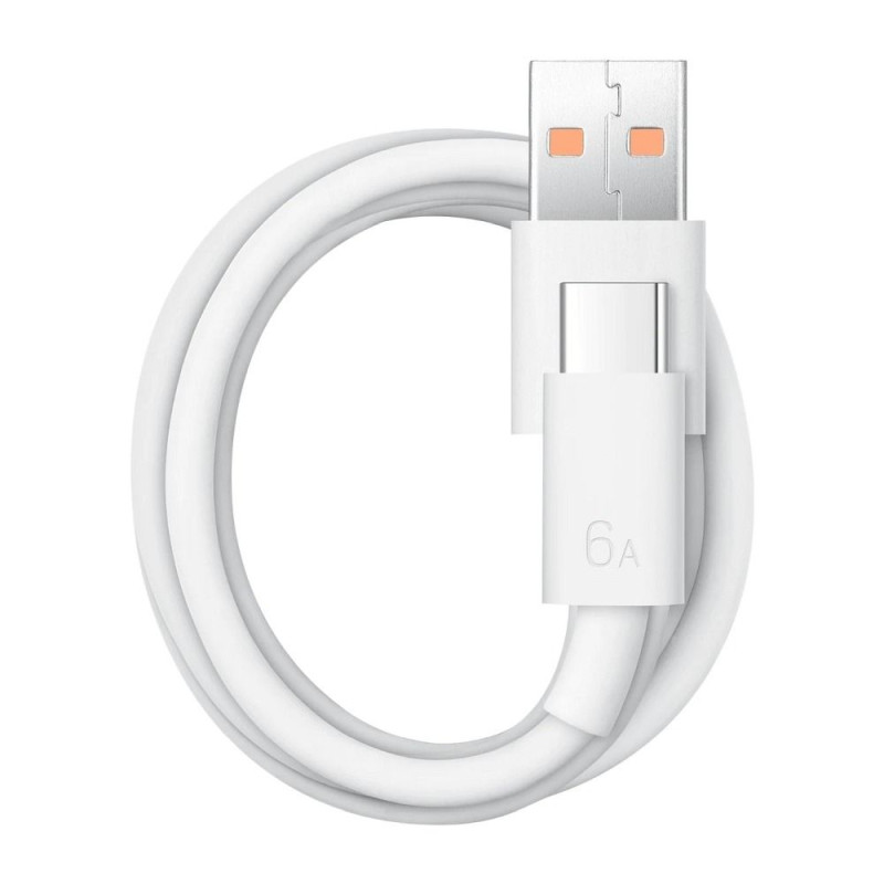 Kabel Huawei USB A - USB-C LX04072043 6A 66W pro zařízení - bílý