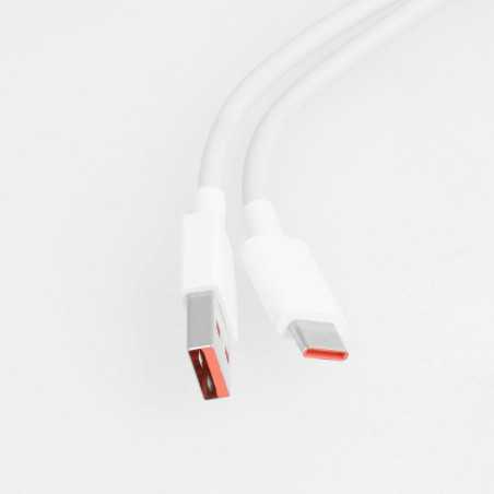Xiaomi kabel USB A na USB-C 6A 1 m – bílý