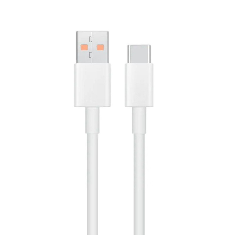 Kabel Xiaomi USB A na Type C 4A 1 m pro nabíjení a data - bílý
