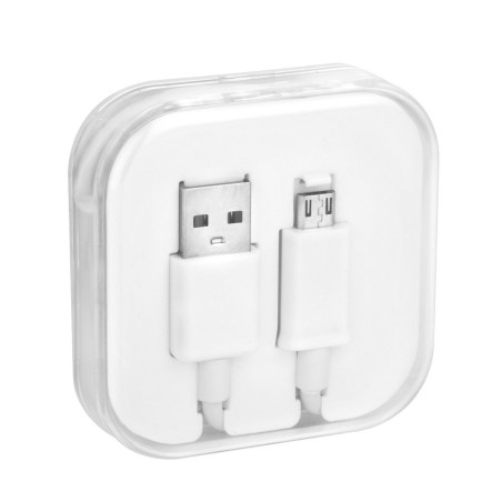 USB A na Micro USB 1A kabel 1 m bílý
