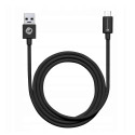 Kabel Forcell F-ENERGY 2 pro zařízení s Micro USB 1 m - černý