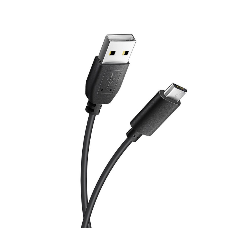 Kabel Blue Star USB A na Micro USB 1,2 m pro rychlé nabíjení - modrý/černý