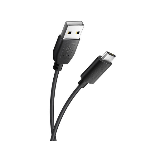 Kabel Blue Star USB A na Micro USB 1,2 m 3A - černý