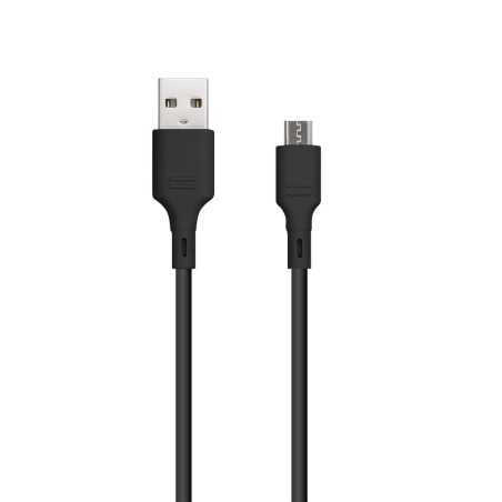 Kabel Blue Star DC-001AM2.0 pro nabíjení a data 1 m - černý