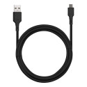 Kabel Blue Star DC-001AM2.0 pro nabíjení a data 1 m - černý