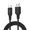 Kabel Forcell C341 pro Micro USB 1 m - černý