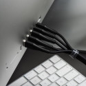 Kabel Forcell C341 pro Micro USB 1 m - černý