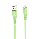 Kabel Forcell C341 pro Micro USB 1 m - zelený