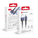Kabel Forcell C351 pro Micro USB 1 m - černý